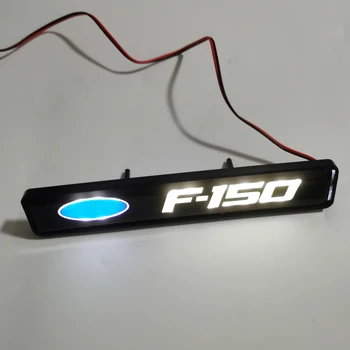 Для Ford подсветка логотипа Ford F-150 Светодиодная решетка радиатора, сетчатая наклейка на решетку радиатора для Ford F-150 для стайлинга автомобилей, сетчатая лампа для гриля F-150
