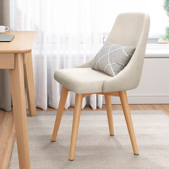 Эргономичное кресло Accent, Дизайнерский напольный туалетный столик Nordic, Мягкое игровое кресло для макияжа, Роскошная тканевая спинка, мебель для гостиной Sillas