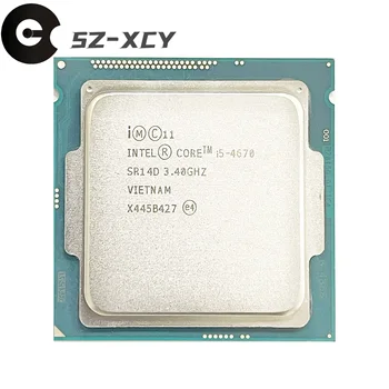 Четырехъядерный процессор Intel Core i5-4670 i5 4670 с частотой 3,4 ГГц, процессор 6M 84W LGA 1150