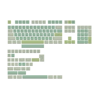 GHOSTJUDGES Ginkgo Theme Keycaps PBT Split Space Cherry Profile 64/68/75/82/87/98 Keycaps Колпачки для клавиатуры