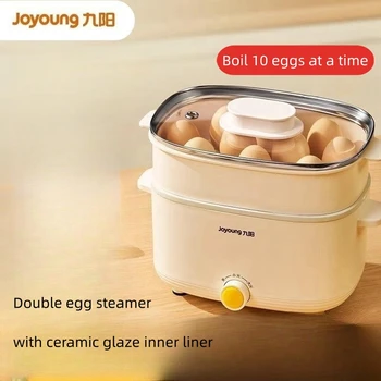 Яйцеварка Jiuyang, пароварка для яиц, автоматическое отключение питания, Маленький многофункциональный мини-таймер, Бог вареных яиц для завтрака, 220 В