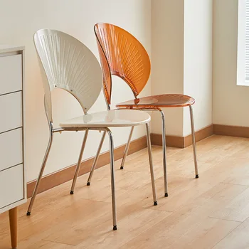 Мобильные стулья для гостиной, обеденный стул для спальни, пластиковый стол, Ресторанная мебель для балкона SQC