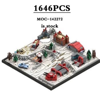 2023 Новая Серия Игр MOC-142272 Command & Conquer Red Cordon, Игровая Сцена, Строительные Блоки, Игрушки, 1646 Рождественских Подарков, Подарки Своими Руками