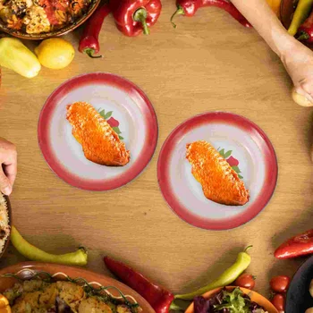 Эмалированная Ваза для фруктов Китайские Контейнеры для еды Блюдо Сервировочная Тарелка Закуски Свадебные Принадлежности Эмалированная Посуда в ретро Винтажном стиле Приготовленная на пару