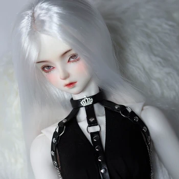 Кукольный парик BJD для кукол 1/3 1/4 1/6 размера, аксессуары для кукол, игрушечный парик для кукол, кукла-девочка из молочного шелка, черные длинные прямые волосы