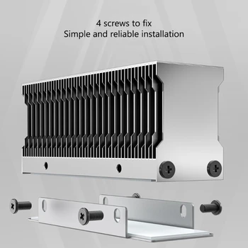 Твердотельный радиатор M15 Cooling Thermal Pad, алюминиевый радиатор SSD SSD 2280, прямая поставка
