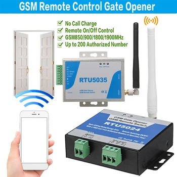 RTU5035 RTU5024 Реле открывания GSM ворот, пульт дистанционного управления дверью вызова, пульт дистанционного управления телефоном, устройство открывания дверей для гаража 