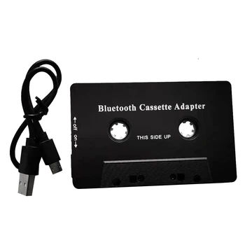 Универсальная кассета Bluetooth 5.0 Аудио Автомобильная лента Aux Стерео адаптер с микрофоном для телефона MP3 AUX Кабель CD-плеер