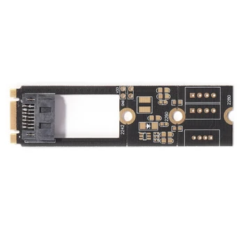 M.2 B-M Ключ к плате SATA3.0 Riser Card M.2 NGFF к плате SATA3.0 7-контактный адаптер