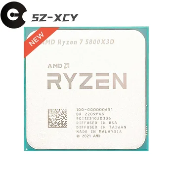 AMD Ryzen 7 5800X3D R7 5800X3D 3,4 ГГц 8-ядерный 16-потоковый процессор Процессор 7 НМ L3 = 96 М 100-000000651 Сокет AM4 Новый, но без вентилятора