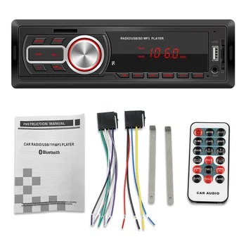MLOVELIN 1din Автомагнитола Автомобильный Мультимедийный FM-радиоплеер MP3 BT TF / SD Управление рулевым колесом USB AUX USB Зарядное устройство