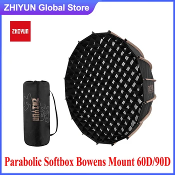 ZHIYUN Parabolic Softbox 60D 90D Рассеиватель Света с Креплением Bowens для Фотоаксессуаров Molus G60 X100 LED Video Light