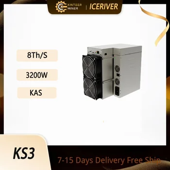 Новый ASIC-майнер ICERIVER KS3 для Kaspa (KAS) 8TH/S, бесплатная доставка.