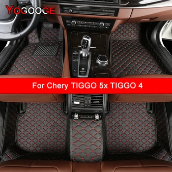 Автомобильные коврики YOGOOGE на заказ для Chery TIGGO 5x TIGGO4 Автоаксессуары Коврик для ног