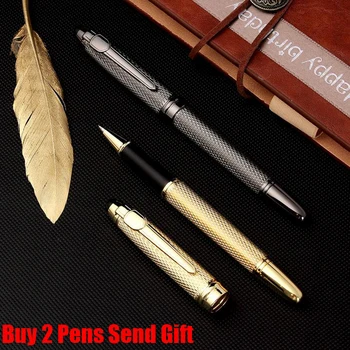 Высококачественная цельнометаллическая шариковая ручка марки Jinhao 163, подарочная ручка для деловых мужчин, пишущая Купить 2 Отправить подарок