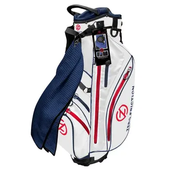 Белая сумка для гольфа, полотенце для гольфа и перчатки в комплекте