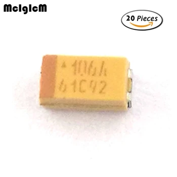MCIGICM 20шт A 3216 10uF 10V SMD танталовый конденсатор 106