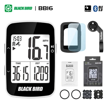 Black bird GPS Велокомпьютер Беспроводной спидометр Bluetooth ANT Водонепроницаемый шоссейный велосипед MTB Велосипедный одометр BB16 велоспорт