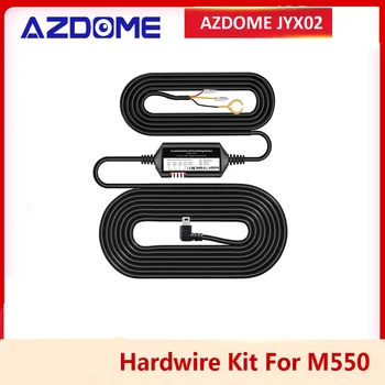 AZDOME JYX02 Автомобильный Видеорегистратор Для записи Hardwire Kit Для M550 с защитой от низкого Напряжения Mini USB Порт 12V-24V в 5V2.5A out