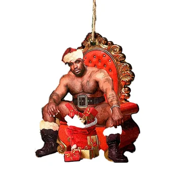 Рождественский кулон Санта-Клауса, хорошо сделанный подвесной кулон для украшения домашнего стола для вечеринки