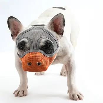 Удобный регулируемый намордник для собак, Универсальные удобные собачьи намордники для лечения от укусов, регулируемые для жевания при ходьбе