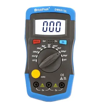 DM6013L Высокоточный Измеритель Конденсатора Для Домашнего Измерения Емкости Сопротивления Цепи Конденсатора Тестер Измерительных Инструментов