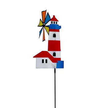 Игрушка-вертушка, изящная игрушка-ветряная мельница, Стереоскопический 3D домик, ветряная мельница, симпатичная 3D игрушка-вертушка для детей
