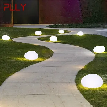 PLLY наружные солнечные фонари для газона Современный креативный садовый светильник Stones LED водонепроницаемый IP65 для дома