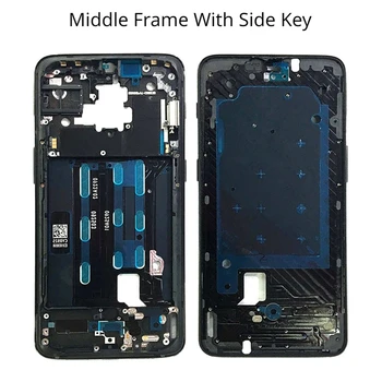 Средняя рамная пластина, рамка, крышка корпуса, чехол с боковой клавишей для ремонта аксессуаров для телефонов OnePlus 1 + 6T A6010 A6013