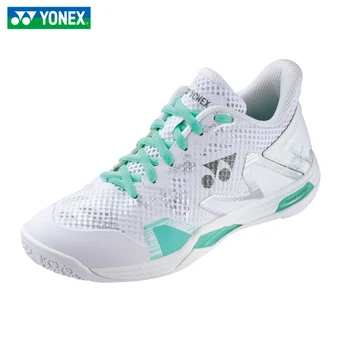 обувь для бадминтона, новинка 2023 года, теннисные туфли Yonex, мужские и женские спортивные кроссовки с силовой подушкой ELZ3