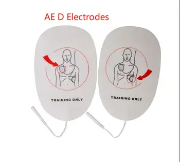 400шт Сменные Электродные накладки для обучения оказанию первой помощи, Пластыри для тренажеров AED, Универсальный Тренажер для обучения взрослых
