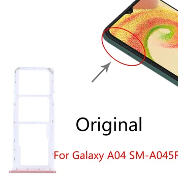 Оригинал для Samsung Galaxy A04s SM-A047F A04 SM-A045F Лоток для SIM-карт Лоток для SIM-карт Лоток для Micro SD карт