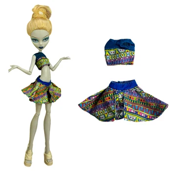 1 комплект вечернего платья для кукольного костюма Monstering High, повседневная одежда, одежда ручной работы, комплект кукольной одежды для 1/6 кукольных игрушек