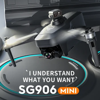Профессиональный мини-дрон ZLL SG906 4K с HD-камерой FPV 3-осевой бесщеточный квадрокоптер с GPS-подвес, Дрон для обхода препятствий на 360 °