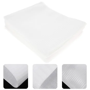 100ШТ упаковочных мешочков-подушек для посуды, стаканов, фарфоровых хрупких предметов, расходных материалов для доставки (белый)