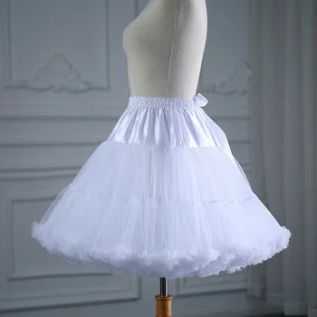 Свадебная нижняя юбка из тюля, юбка-пачка в стиле Рокабилли, кринолин, вечерний костюм для свадебного платья