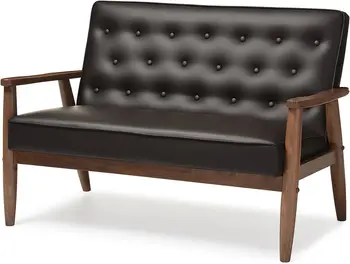 Studio BBT8013-Коричневые диванные кресла Loveseat, коричневый