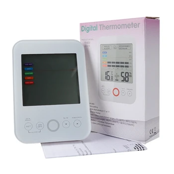 Цифровой гигрометр-сигнализатор плесени, термометр с сигнализацией о плесени и ЖК-дисплеем, внутренний термометр-гигрометр KXRE