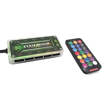 Дистанционный диммер COOLMOON RGB Color DC12V 5A LED RGB Color Light Smart Controller