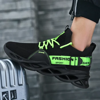 Новые легкие мужские и женские модные спортивные дышащие кроссовки для любителей фитнеса на открытом воздухе, противоскользящая обувь с острым лезвием ножа