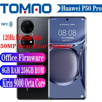 Новый Оригинальный Официальный Мобильный Телефон Huawei P50 Pro Kirin 9000 Octa Core 6.6 