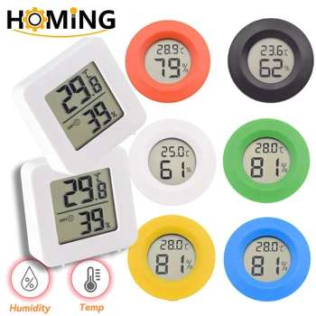 ЖК-цифровой термометр-гигрометр в помещении, Электронный измеритель температуры и влажности, датчик, Метеостанция для дома