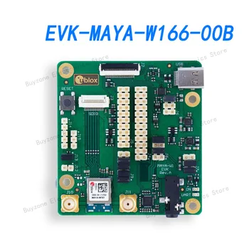 EVK-MAYA-W166-00B Комплекты для оценки стандарта 802.11 для MAYA-W166, двухдиапазонный Wi-Fi, 802.11a/b/g/n + Двухрежимный модуль Bluetooth 5