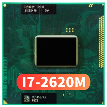 Intel Core i7-2620M i7 2620M SR03F с частотой 2,7 ГГц Используется Двухъядерный Четырехпоточный процессор 4M 35W Socket G2 / rPGA988B