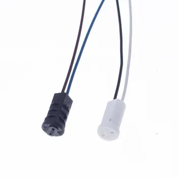Основание разъема лампы G4 белый фарфоровый корпус держатель лампы высокотемпературный кабель с покрытием