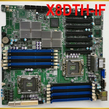 Для серверной материнской платы Supermicro Процессор Xeon Серии 5600/5500 DDR3 SATA2 PCI-E 2.0 Двухпортовый Гигабитный Ethernet IPMI X8DTH-IF