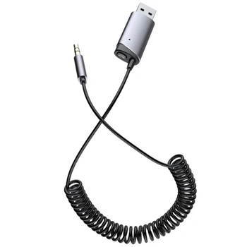 Автомобильный Bluetooth-адаптер S-28 Беспроводной автомобильный Bluetooth-приемник 3,5 мм разъем аудио музыкальный микрофон Адаптер громкой связи
