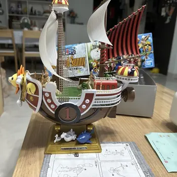Bandai One Piece Thousand Sunny Going Merry Boat Коллекция ПВХ фигурки, Пиратская модель корабля, Игрушка В сборе, Рождественский подарок
