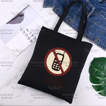 Мультяшный Кофейный принт в стиле Харадзюку Gilmore Girls, женская повседневная сумка на плечо, Черная сумка-тоут, холщовая сумка с принтом, сумочка