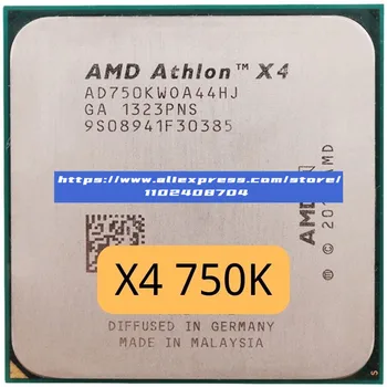 Двухъядерный процессор AMD Athlon X4 750K 750 3,4 ГГц с процессором AD750KWOA44HJ Socket FM2